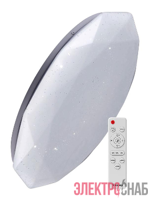 Светильник светодиодный PREMIUM DIAMOND 75Вт 230В 3000-6500К 6000лм IP40 500х90мм настенно-потолочный управляемый с пультом ДУ КОСМОС KSDiam75W