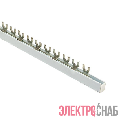 Шина соединительная типа FORK для 2-ф нагр. 100А 54 мод. EKF fork-02-100