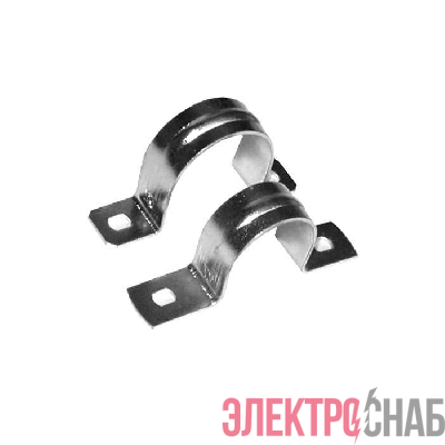 Скоба крепежная двухлапковая d32мм метал. оцинк. (уп.25шт) Ruvinil С21432
