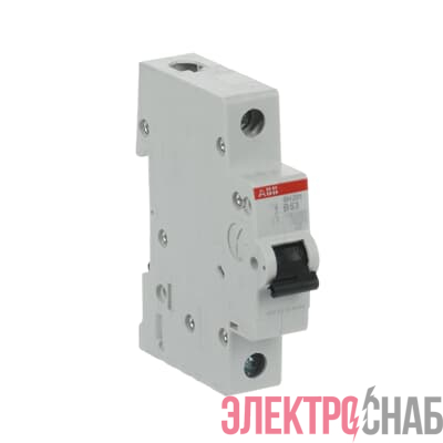 Автоматический выключатель 1п SH201 B63 6,0кА ABB 2CDS211001R0635