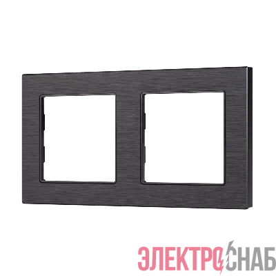 Рамка алюминиевая FRM-PRESTO-ALS-2-BK Arlight 043855