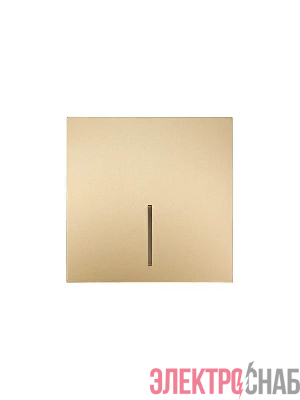 Выключатель 1-кл. с индик. СП ZIMA IP20 10А безвинт. зажим зол. LEZARD 704-3688-111QC