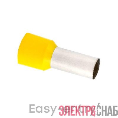 Наконечник штыревой втулочный изол. НШвИ 25.0-16 (уп.50шт) EKF nhvi-25.0-16