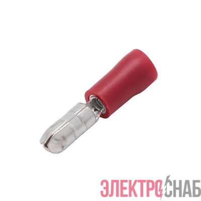 Наконечник цилинд. &quot;вилка&quot; 0.25-1.5кв.мм отв. d4 кр. (уп.100шт) DKC 2A96P
