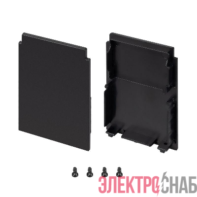 Заглушка SL-LINE-4050-3L-HIGH BLACK глухая пластик (комплект) Arlight 044678