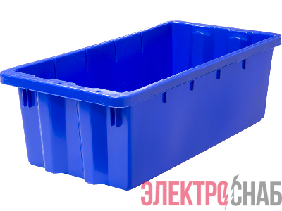 Ящик 600х300х190 мороз. универсальный  синий 417 м 417 м