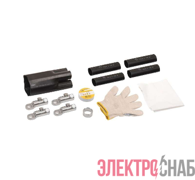 Комплект муфты концевой ПКВтп внутренней установки 3х16/25 с болтовыми наконечниками ПВХ/СПЭ изоляция 1кВ IEK UZM-XLK1-VN3-1625S