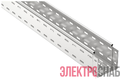 Лоток листовой перфорир. 100х100 L3000 сталь 0.7мм ESCA 5 IEK ES5-12-100-100-3-07