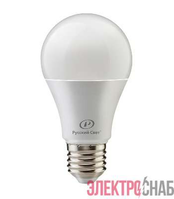 Лампа светодиодная RS LED A60 E27 14W 220-240В 4000К 14Вт 1400лм Ra 90 грушевидная Русский Свет 15010345107