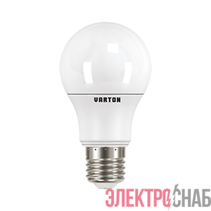 Лампа светодиодная 12Вт грушевидная 4000К нейтр. бел. E27 1000лм 12-36В МО низковольтная VARTON 902502212