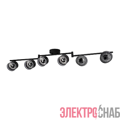 Светильник PCL-0906 max 20Вт (каждая лампа) 6xGX53 IP20 230В BL настен./потолочн. декор. под лампу JazzWay 5066960