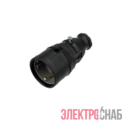 Розетка переносная влагозащ. с/з 16А IP20/44 каучук Rexant 111-005