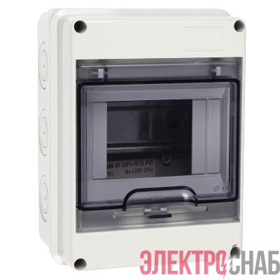 Бокс модульный накладной PDB/W 4005 GR (ЩРН-ПГ- 5) IP65 пластик. Pro JazzWay 5072053