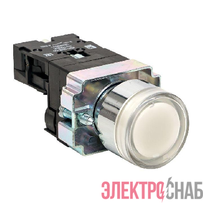 Кнопка BA21 с подсветкой 24В бел. NO PROxima EKF xb2-bw21-24
