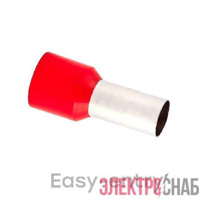 Наконечник штыревой втулочный изол. НШвИ 35.0-16 (уп.50шт) EKF nhvi-35.0-16