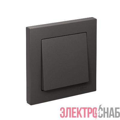 Выключатель 1-кл. AtlasDesign сх.1 10АХ в сборе базальт SE ATN001412