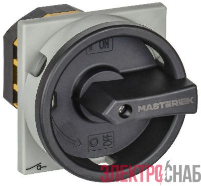 Переключатель кулачковый 10А (сх. 10) закрытая рукоятка IEK MI-CS11-010-010
