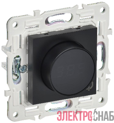 Термостат электронный SKANDY SK-T01Bl с индикацией черн. IEK SK-RT11-K02