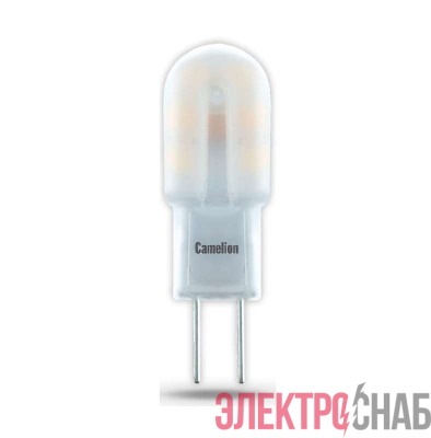 Лампа светодиодная LED1.5-JC/845/G4 1.5Вт капсульная 4500К бел. G4 120лм 12В Camelion 12022