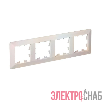 Рамка 4-м AtlasDesign Air жемчуж./дым. бел. SE ATN220404