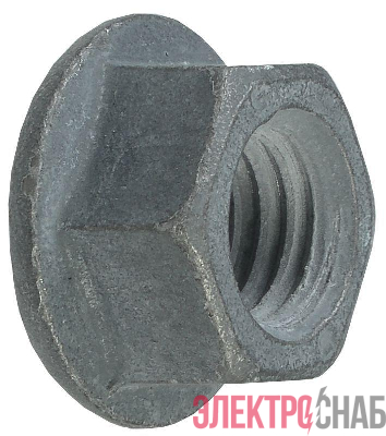 Гайка со стопорным буртом М10 HDZ (уп.100шт) IEK CMZ10-GB-10-HDZ
