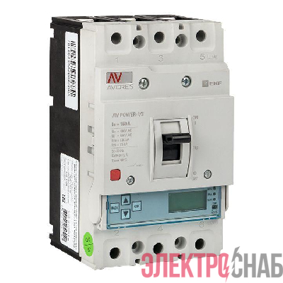 Выключатель автоматический 160А 100кА AV POWER-1/3 ETU6.0 AVERES EKF mccb-13-160H-6.0-av