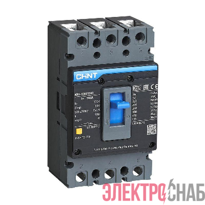 Выключатель автоматический 3п 160А 50кА NXM-160H (R) CHINT 844323