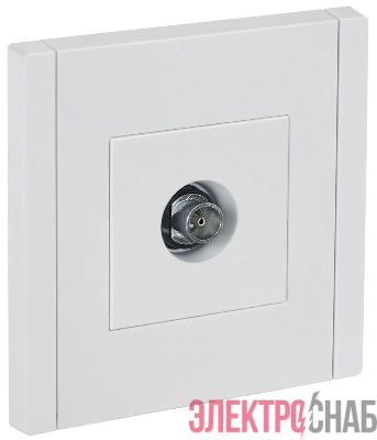 Розетка TV оконечная FORTE&PIANO FP228 бел. IEK FP-A10-O-K01