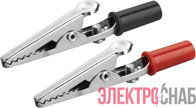 Зажим "крокодил" 15А 80 849 OAC-15A-53-H2 (уп.2шт) ОНЛАЙТ 80849