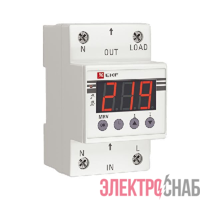 Реле напряжения с дисплеем MRV 32А PROxima EKF MRV-32A
