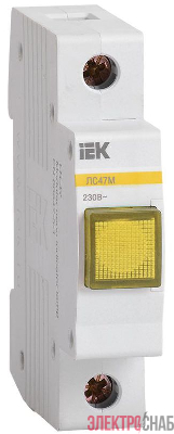 Лампа сигнальная ЛС-47М желт. KARAT IEK MLS20-230-K05