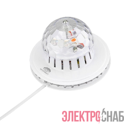 Диско-лампа светодиодная "Летающая тарелка" 36LED 6Вт 230В IP20 Neon-Night 601-256