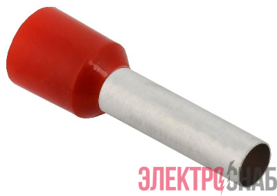 Наконечник НШВИ 10-18 темн. красн. (уп.20шт) IEK UGN11-010-018-020