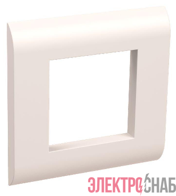 Рамка установочная под 45х45 2мод. для коробок КМКУ бел. IEK CKK-40D-RK2-K01
