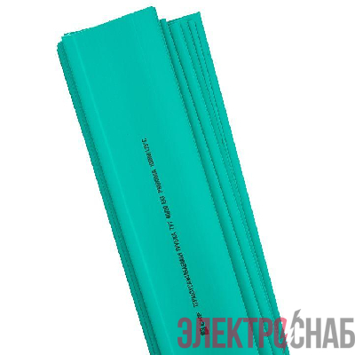 Трубка термоусадочная ТУТ нг 25/12.5 зел. 1м (уп.50м) PROxima EKF tut-25-j-1m