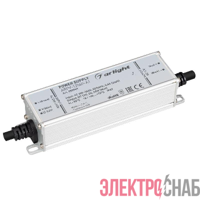 Блок питания ARPV-12060-A1 12В 5.0А 60Вт IP67 металл Arlight 050769