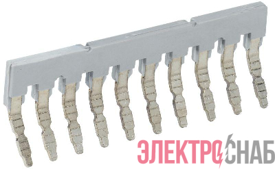 Перемычка гребенчатая для КВИ-2.5/4кв.мм 10PIN IEK YZN30B-002-10P