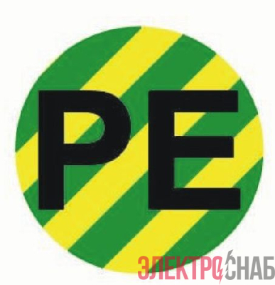 Наклейка "PE" d20мм PROxima EKF an-2-07-1