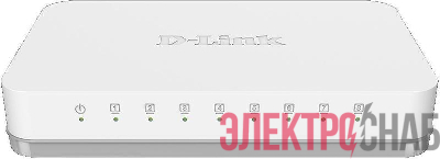 Коммутатор DGS-1008A/E1A 8G неуправляемый D-Link 1383700