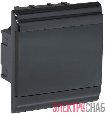Корпус модульный встраиваемый ЩРВ-П-6 PRIME IP41 пластик. черн. IEK MKP13-V-01-06-41-K02