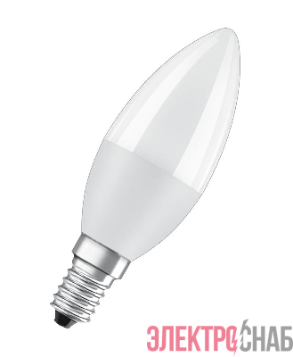 Лампа светодиодная LED Value LVCLB60 7SW/830 7Вт свеча матовая E14 230В 10х1 RU OSRAM 4058075578883