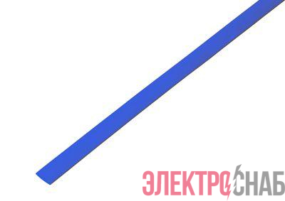 Трубка термоусадочная ТУТ нг 8.0/4.0 син. 1м REXANT 20-8005