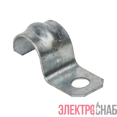 Скоба крепежная однолапковая d14-15мм метал. EKF sm-1-14-15