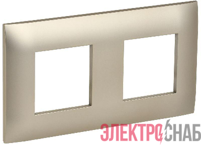 Рамка 2-м SKANDY SK-F02Sh шампань IEK SK-M22-K37
