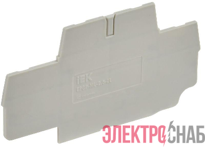 Заглушка для CP-ML 2 ур. 2.5кв.мм сер. IEK YCT23-00-2-K03-002-ZGL