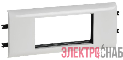 Суппорт 4мод. Mosaic для кабель-канала DLP с крышкой 65мм ИЭК Leg 010954