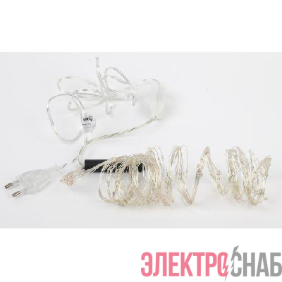 Гирлянда светодиодная "Дождик" 10 нитей 2м 200LED 220В IP20 мультиколор ЭРА Б0047966