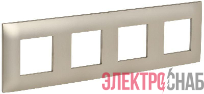 Рамка 4-м SKANDY SK-F04Sh шампань IEK SK-M42-K37