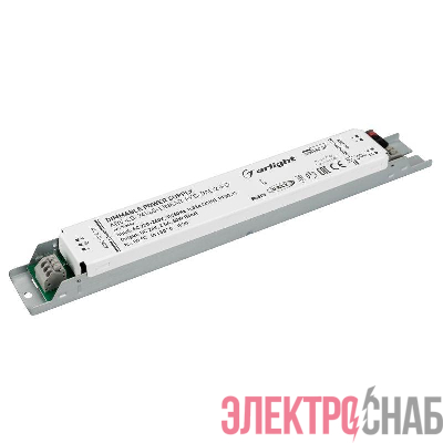 Блок питания ARV-LG-24060-LINEAR-PFC-DALI2-PD 24В 2.5А 60Вт IP20 метал. Arlight 049480