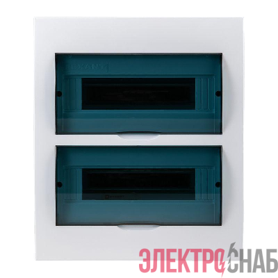 Бокс пластиковый ЩРВ-П-24 IP41 бел. Rexant 11-0224